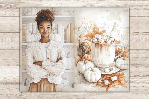 Cozy Winter Junk Journal Paper | Christmas Ephemera SVG GlamArtZhanna 