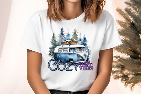 Cozy winter vibes Sublimation Sublimation Designangry 