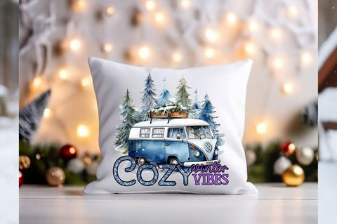Cozy winter vibes Sublimation Sublimation Designangry 