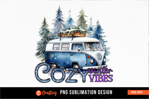 Cozy winter vibes Sublimation Sublimation Designangry 