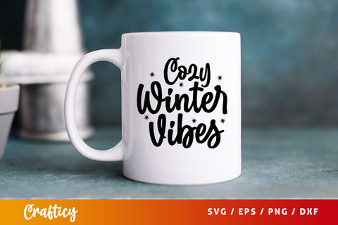 cozy winter vibes Svg Design SVG Designangry 