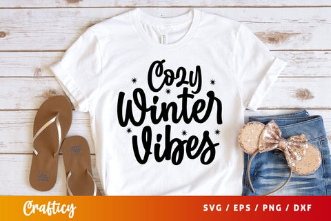 cozy winter vibes Svg Design SVG Designangry 