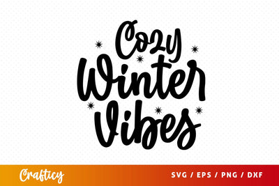 cozy winter vibes Svg Design SVG Designangry 
