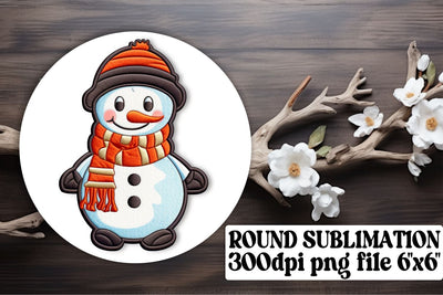 Cozy Winter Wonderland 3D Embroidered Christmas Sublimation Sublimation afrosvg 