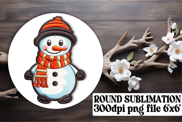 Cozy Winter Wonderland 3D Embroidered Christmas Sublimation Sublimation afrosvg 