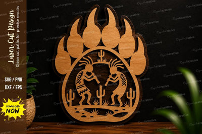 Crab Beach Scene Laser Cut SVG Design SVG Regulrcrative 