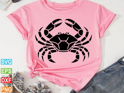 Crab Svg, Ocean Animal svg, Crab Silhouette SVG Creativeart88 