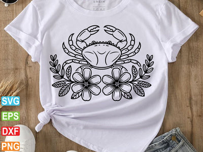 Crab Svg, Ocean Animal svg, Crab Silhouette SVG Creativeart88 