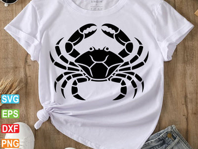 Crab Svg, Ocean Animal svg, Crab Silhouette SVG Creativeart88 