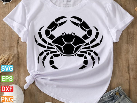 Crab Svg, Ocean Animal svg, Crab Silhouette SVG Creativeart88 
