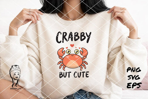 Crabby But Cute Illustration SVG dadan_pm 
