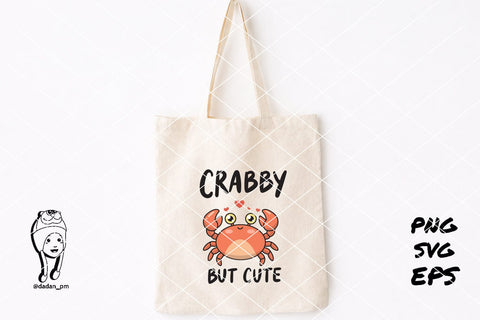 Crabby But Cute Illustration SVG dadan_pm 