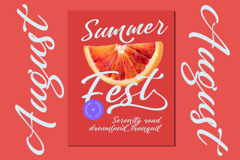 Crabsy Pattya - Bold Calligraphy Font Font Letterena Studios 