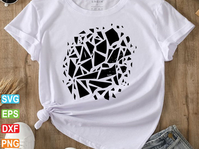 Cracked Glass Clipart, Cracked Glass SVG SVG Creativeart88 