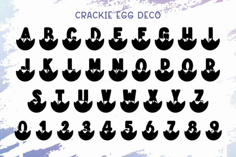 Crackie Egg – Cute Easter Display Font Font AnningArts Design 