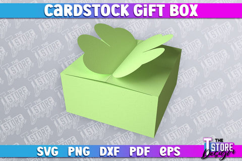 Cradstock Gift Box SVG | Paper Cut Design | SVG File SVG The T Store Design 