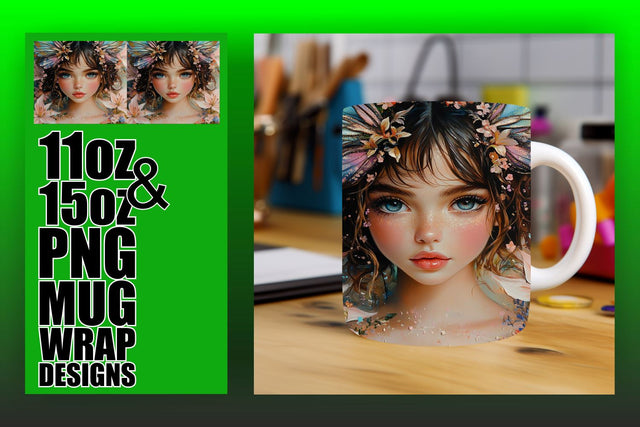 Craft beautiful mugs, high-quality wraps for every occasion! , Fairy Sublimation HoodArtCraft 