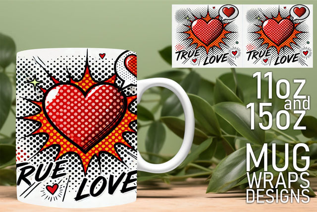 Craft beautifully designed mugs, elevate your projects! , 3D Heart Sublimation HoodArtCraft 