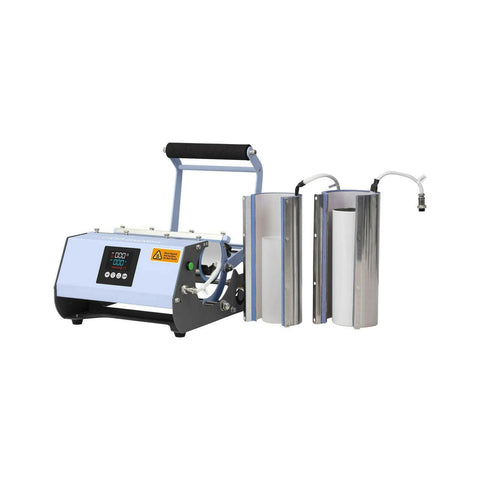 Craft Express 2-in-1 Blue Elite Pro Max Tumbler Heat Press – For 20oz & 30oz Tumblers Physical Craft Express Pacific Blue 