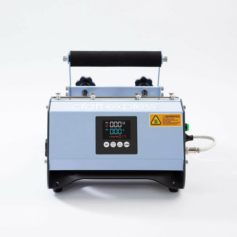 Craft Express 2-in-1 Blue Elite Pro Max Tumbler Heat Press – For 20oz & 30oz Tumblers Physical Craft Express 