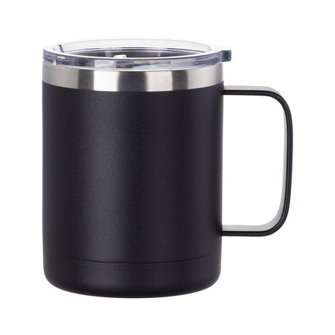 Craft Express 4 Pack 12oz Powder Coated Stainless Steel Mugs| Laser-Ready Blanks Physical Craft Express Black 