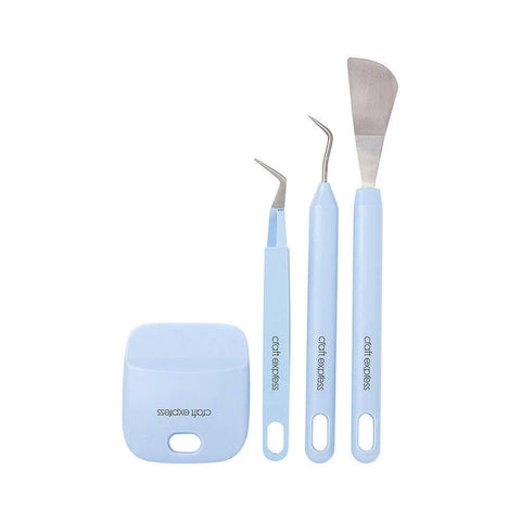 Craft Express 4 Piece Vinyl Tool Kit for Weeding & Crafting Physical Craft Express 