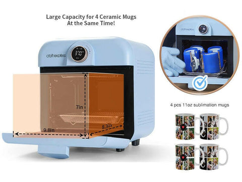 Craft Express Elite Pacific Blue 12L Sublimation Oven Physical Craft Express 