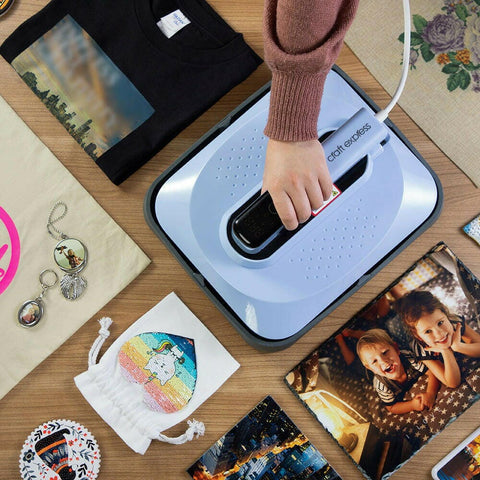 Craft Express Large Handheld Heat Press – 12 x 10 for HTV & Sublimation Physical Craft Express 