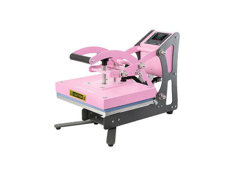 Craft Express Workspace Flat Press 9 x 12 – Compact Heat Press for DIY Projects Physical Craft Express Pink 