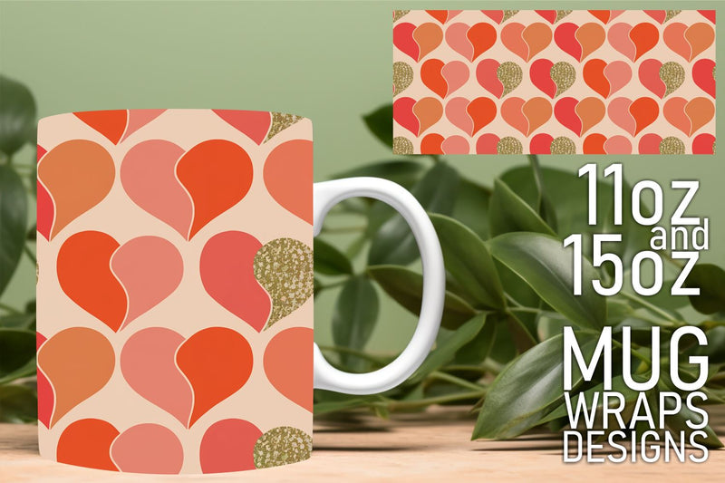 craft memorable mugs! , Perfect for special occasions, Heart Sublimation HoodArtCraft 