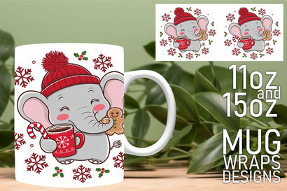 Craft personalized gifts effortlessly, vibrant wraps for mugs! , Christmas Sublimation HoodArtCraft 