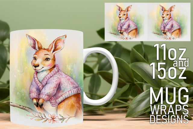 Craft personalized mugs, vibrant designs for sublimation! , Animals Sublimation HoodArtCraft 