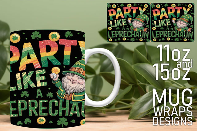 Craft with ease, stunning mug wraps for every occasion! , St Patrick Sublimation HoodArtCraft 
