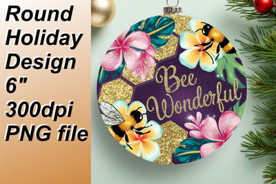 craft with enthusiasm., Beautiful round designs for delightful keychain projects, Bee Sublimation HoodArtCraft 