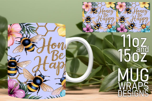 Craft your dream mugs, versatile designs for sublimation! , Bee Sublimation HoodArtCraft 