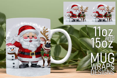 Craft your dream mugs, versatile designs for sublimation! , Christmas Sublimation HoodArtCraft 