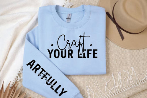 Craft Your Life Sleeve SVG Design, Inspirational sleeve SVG, Motivational Sleeve SVG, Positive Sleeve SVG SVG Regulrcrative 