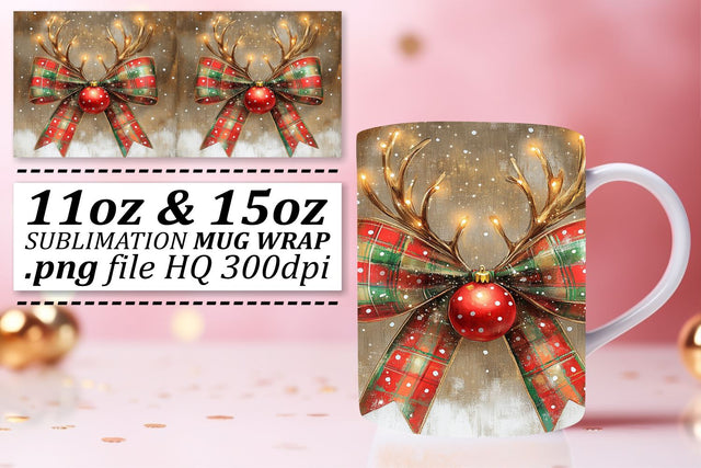Craft your mugs, with our stunning wrap designs! , Xmas Sublimation afrosvg 