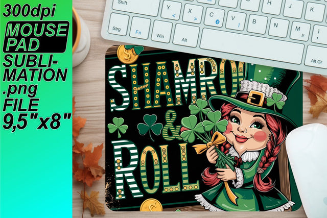craft your way! , Unique designs for mouse mats, St Patrick Sublimation HoodArtCraft 