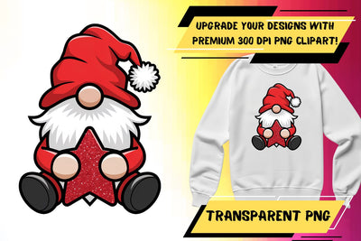 crafted for sublimation projects , Elegant PNGs, Gnome Sublimation HoodArtCraft 
