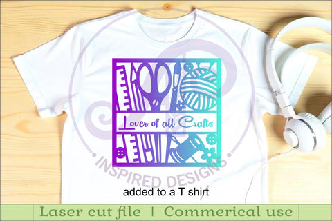 Crafters name sign svg laser cut design or card SVG APInspireddesigns 