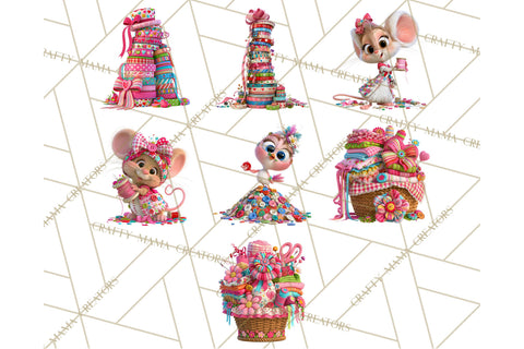 Crafting Cassie Cute Creative Clipart PNG Sublimation Crafty Mama Studios 