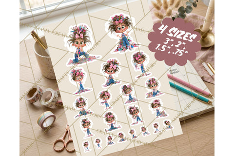 Crafting Cassie Cute Creative Sticker PNG Sublimation Crafty Mama Studios 