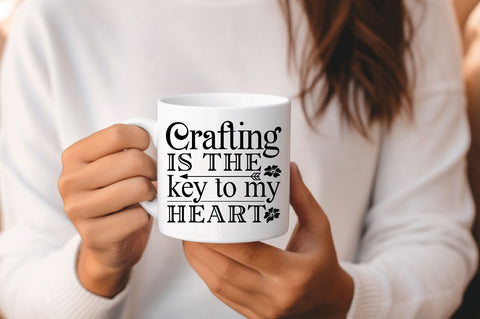 Crafting is the key Svg Design SVG Regulrcrative 