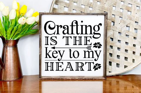 Crafting is the key Svg Design SVG Regulrcrative 