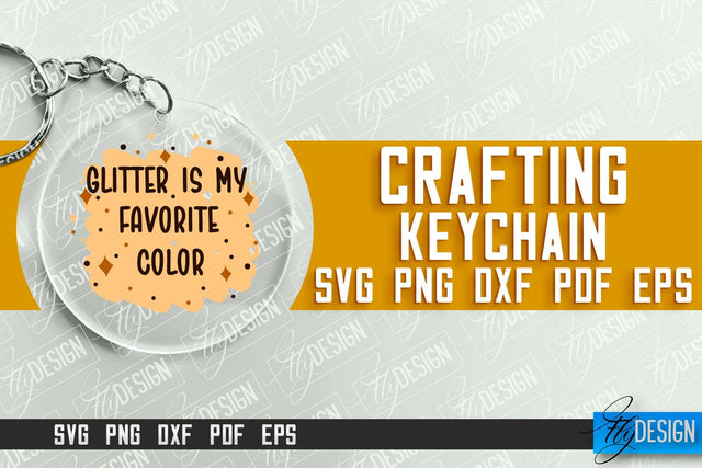 Crafting Keychain SVG Design | Craft SVG | Funny Quotes SVG Fly Design 