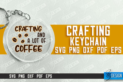 Crafting Keychain SVG Design | Craft SVG | Funny Quotes SVG Fly Design 