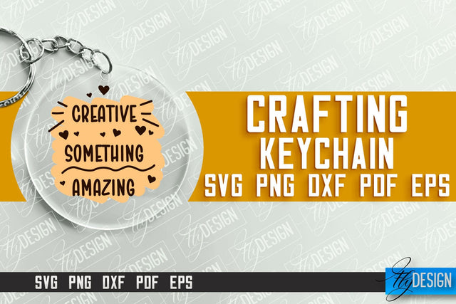 Crafting Keychain SVG Design | Craft SVG | Funny Quotes SVG Fly Design 