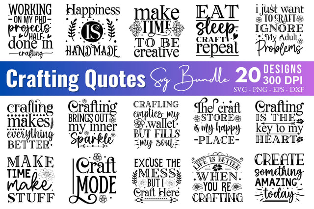 Crafting Svg Bundle SVG Regulrcrative 