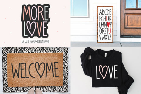 Crafty Love Font Bundle - 10 Cute Fonts Font KA Designs 